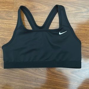 Nike black sports bra kids large